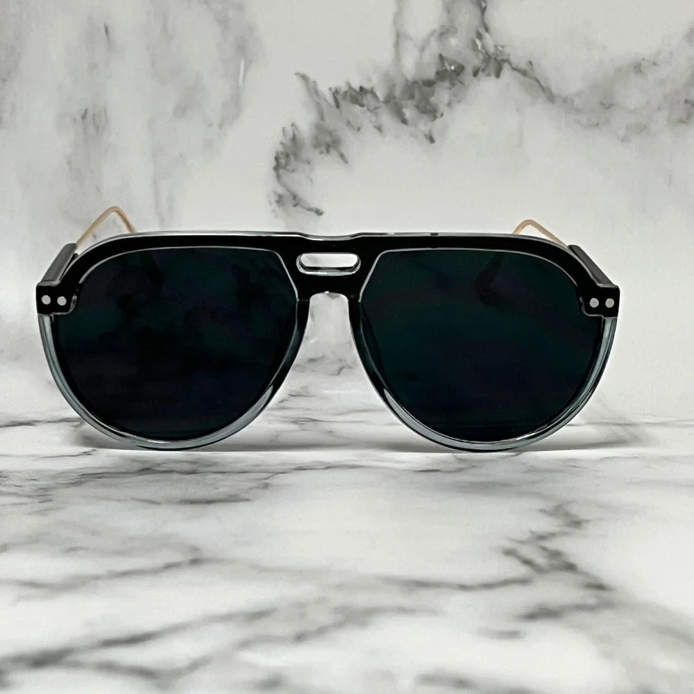 Aviator‎ Sunglasses Women Fashion Designer Oversized Shield Sun Glasses Lentes